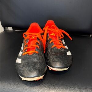 Black and Red Adidas Predator Soccer Cleats